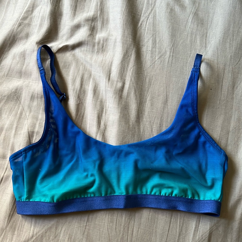 Small Parade Bra - blue/teal ombré